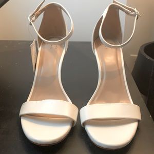 White Target Heels size 8